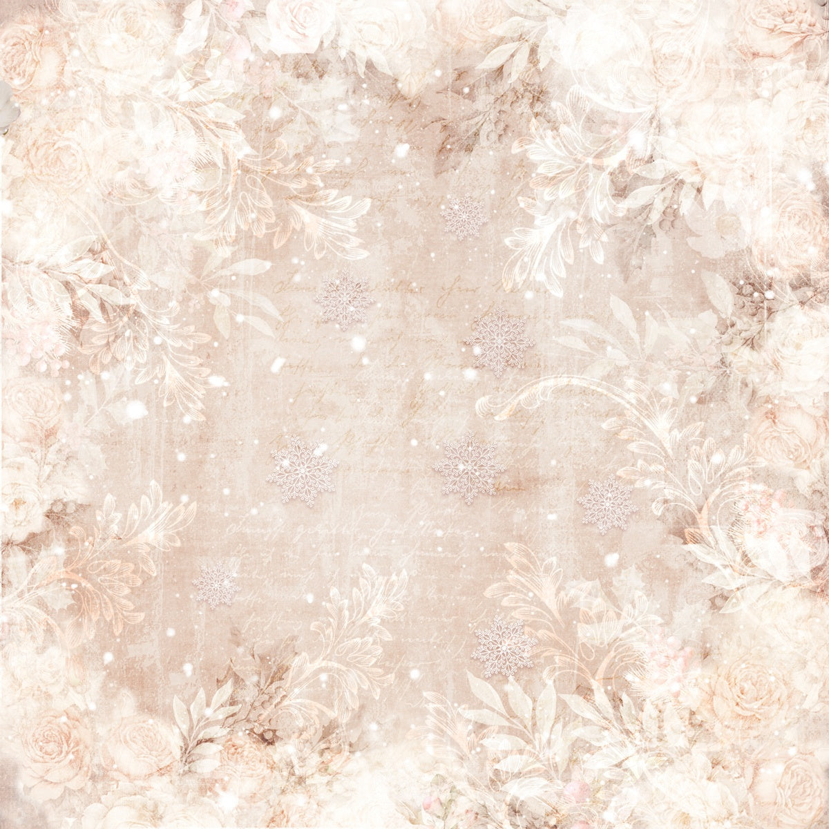 Crafter’s Companion CHRISTMAS ROSE 12"X12" Signature Collection Paper Pad