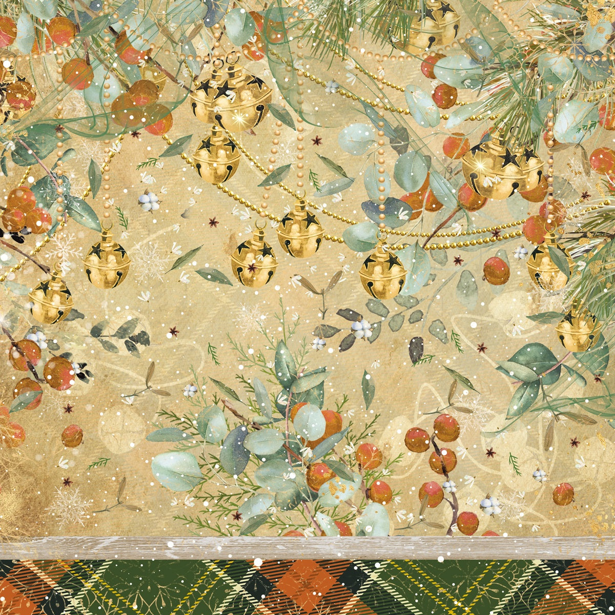 Crafter’s Companion JINGLE ALL THE WAY 12"X12" Paper Pad