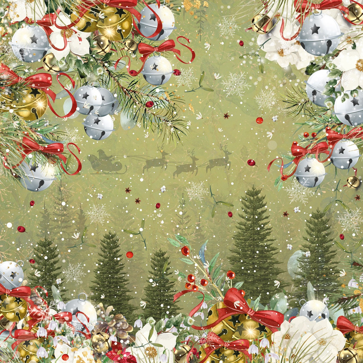 Crafter’s Companion JINGLE ALL THE WAY 12"X12" Paper Pad