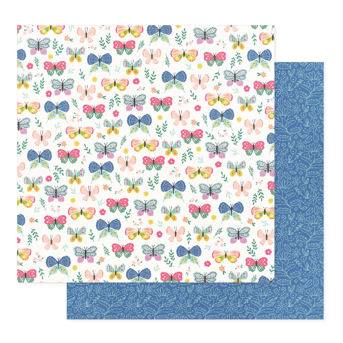 Bea Valint Sketchbook DELICATE 12"X12" Scrapbook Paper