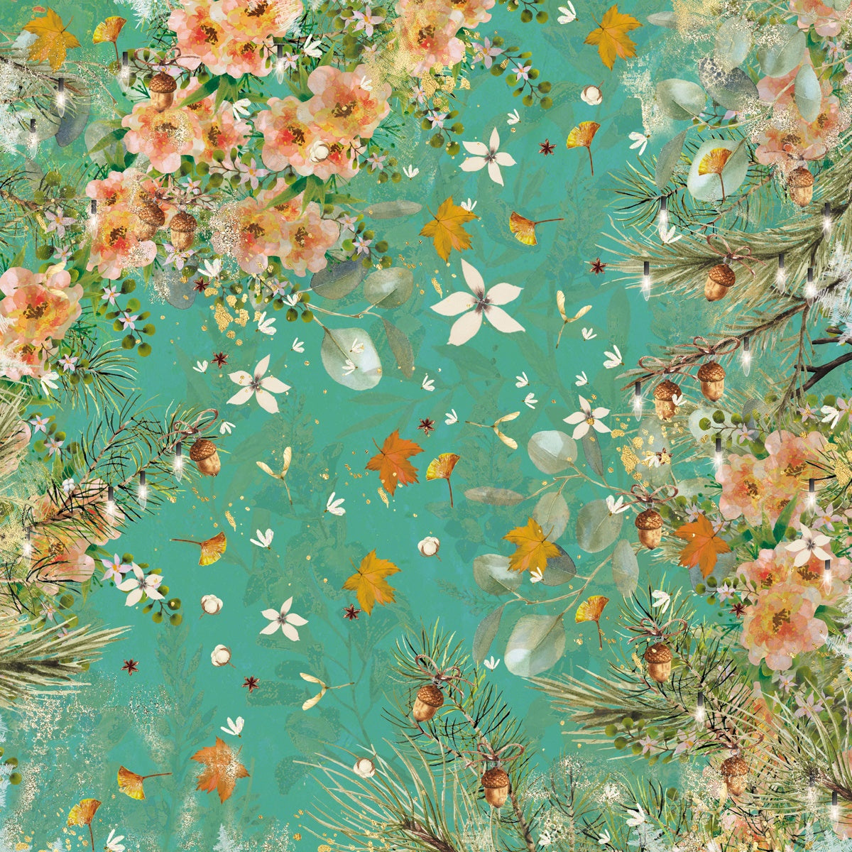 Crafter’s Companion THANKFUL & BLESSED 12"X12" Nature’s Garden Paper Pad