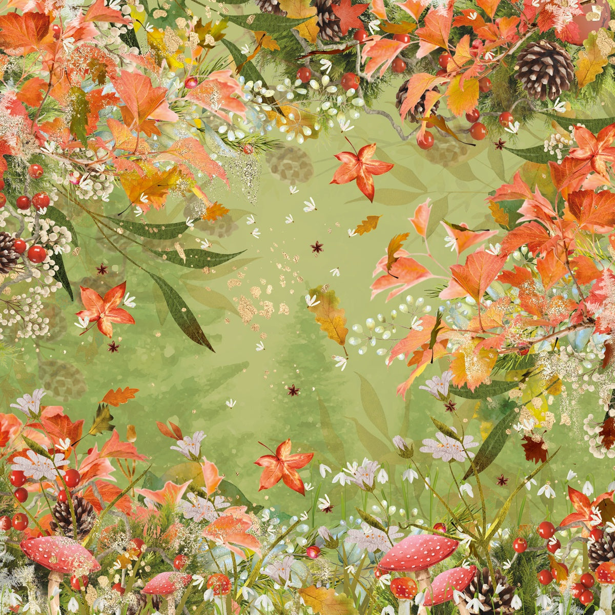 Crafter’s Companion THANKFUL & BLESSED 12"X12" Nature’s Garden Paper Pad