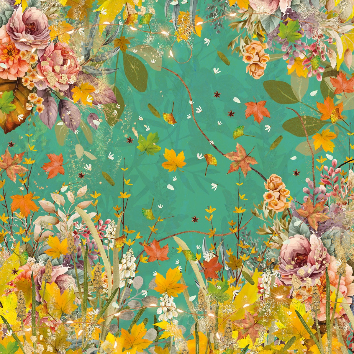 Crafter’s Companion THANKFUL & BLESSED 12"X12" Nature’s Garden Paper Pad