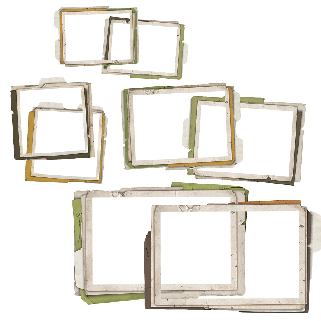 49 and Market VINTAGE ORCHARD Stacked Frames 16pc
