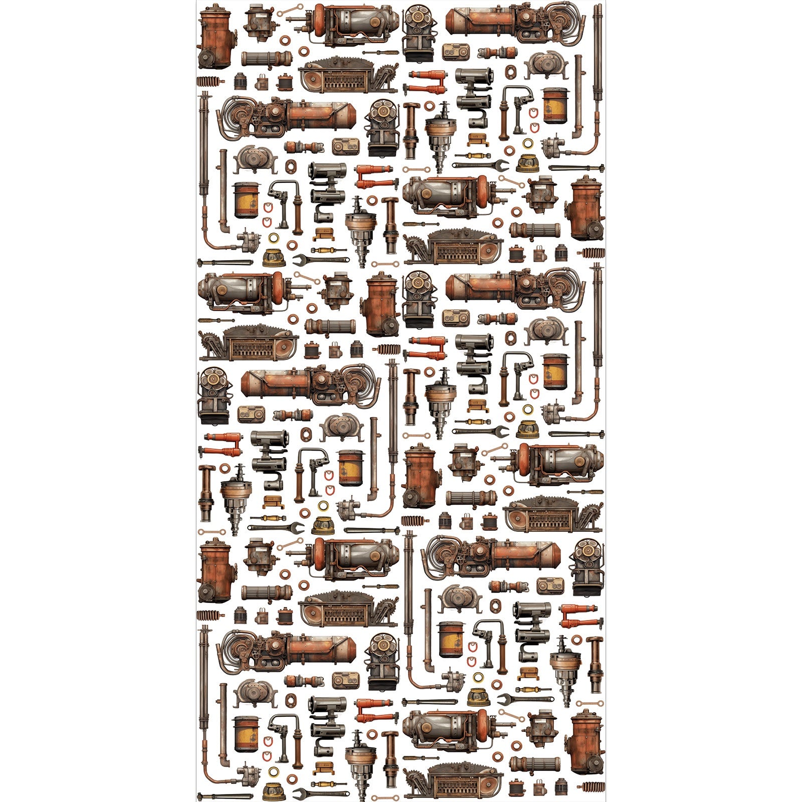 49 and Market RUST AND REVS Washi Sheets