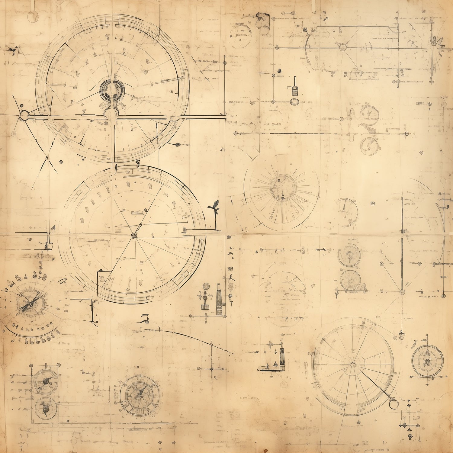 49 and Market RUST AND REVS 12"X12" Scrapbook Paper