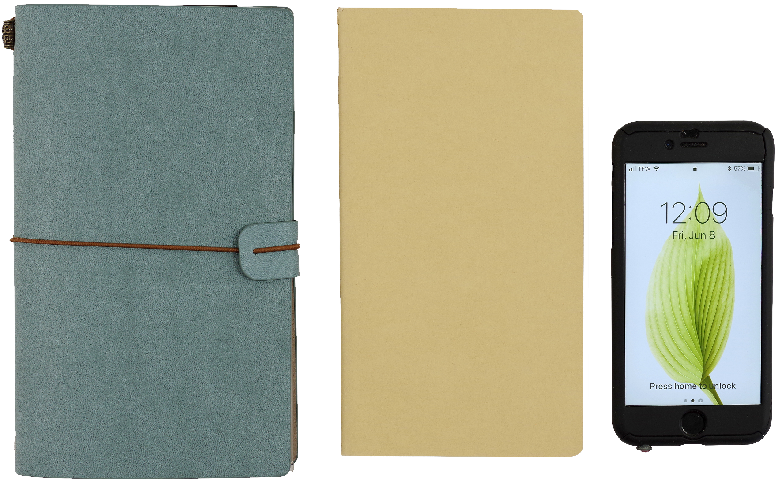 Peter Pauper VOYAGER LIGHT BLUE Travel Journal Notebook