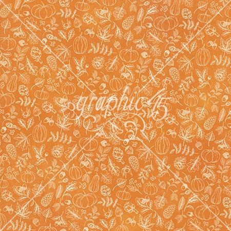 Graphic 45 AUTUMN GREETINGS 12X12 Scrapbook Paper