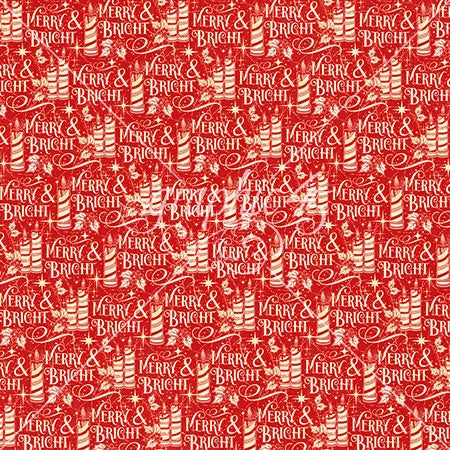 Graphic 45 Merry & Bright CHRISTMAS WONDER 12X12 Scrapbook Paper