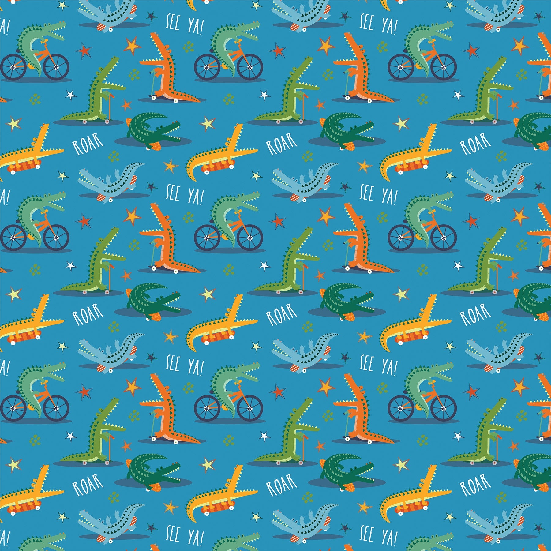 Photoplay LATER GATOR Collection 12X12 Scrapbook Paper