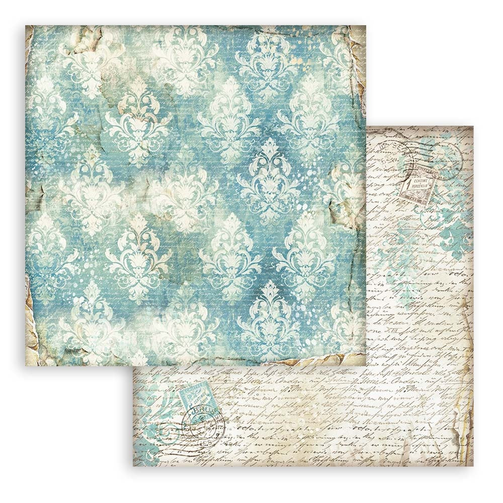 Stamperia Maxi Backgrounds ALTEREGO 12"X12" Scrapbook Paper Pack