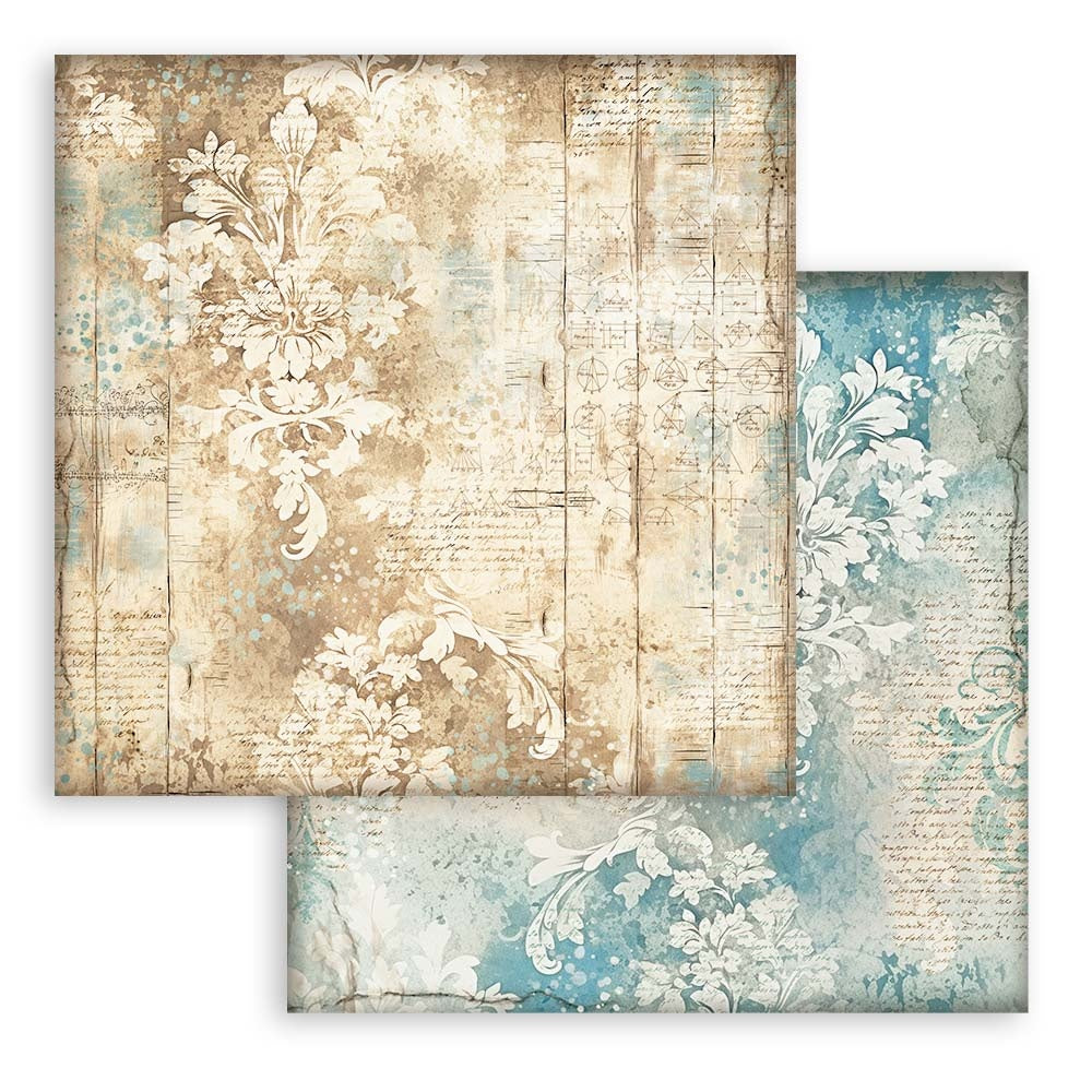 Stamperia Maxi Backgrounds ALTEREGO 12"X12" Scrapbook Paper Pack