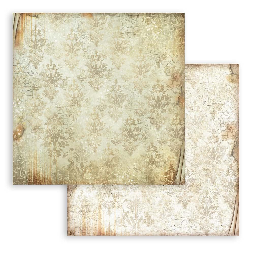 Stamperia Maxi Backgrounds ALTEREGO 12"X12" Scrapbook Paper Pack