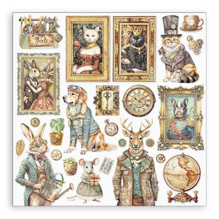 Stamperia ALTEREGO 12"X12" Scrapbooking Paper Pack 10pc