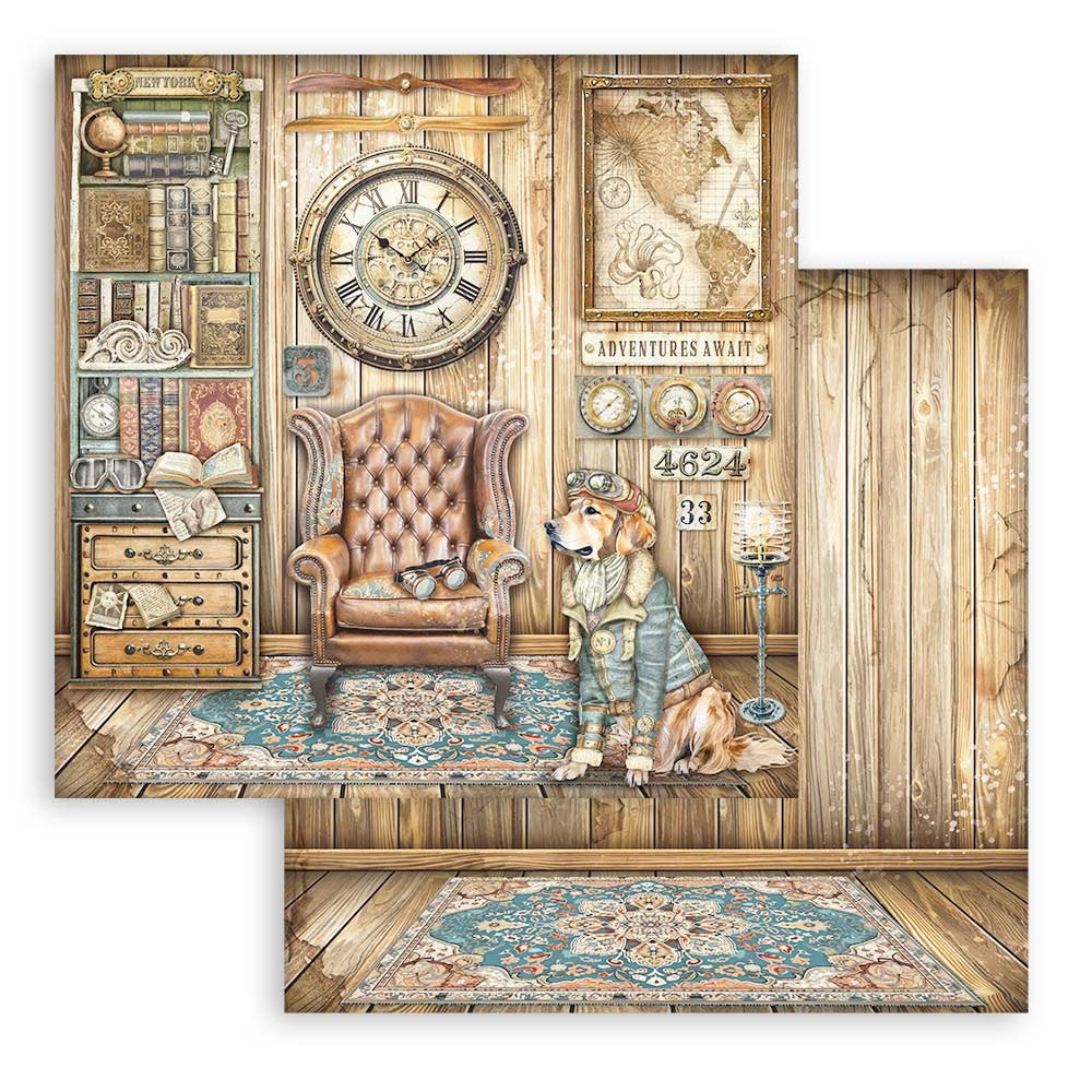 Stamperia ALTEREGO 12"X12" Scrapbooking Paper Pack 10pc