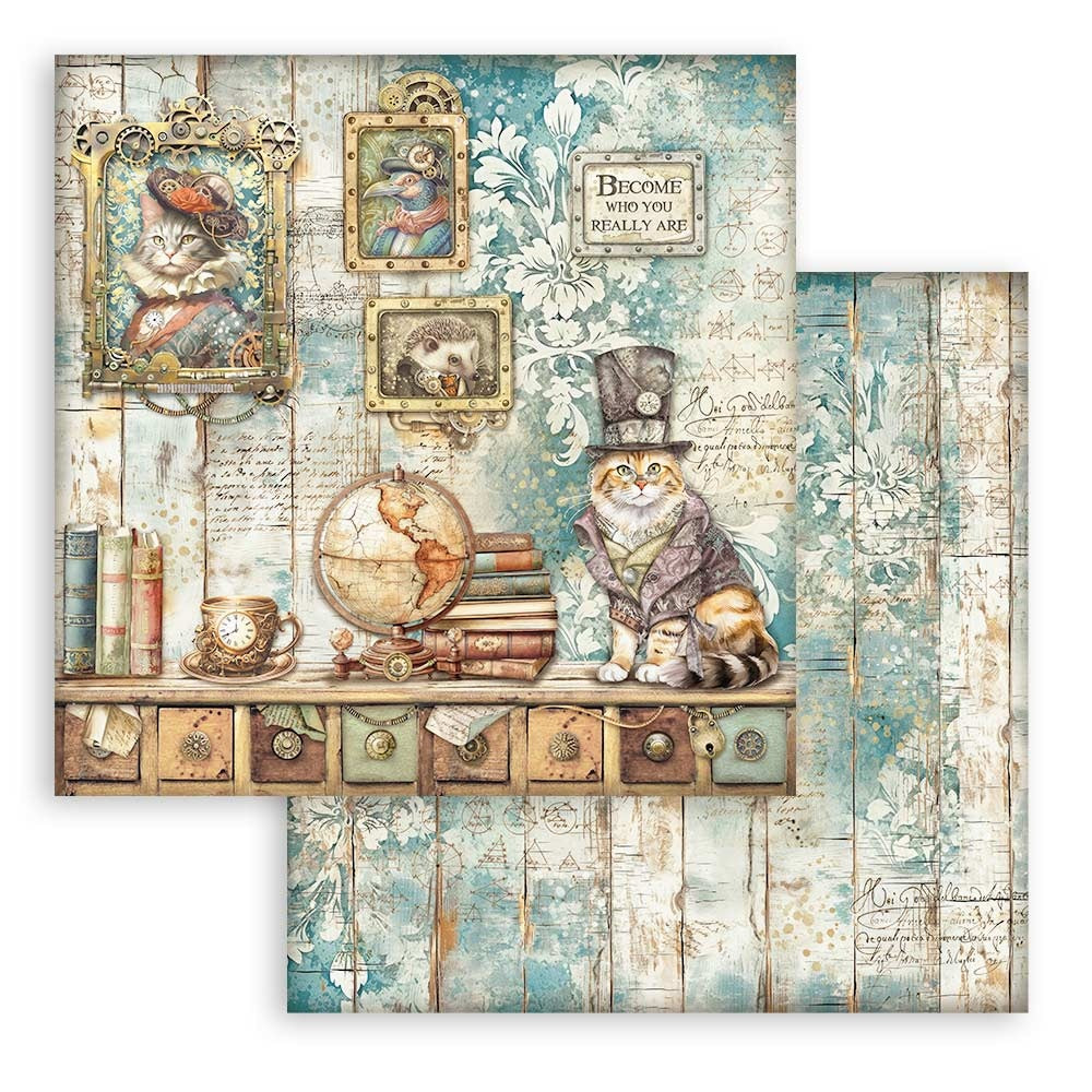 Stamperia ALTEREGO 12"X12" Scrapbooking Paper Pack 10pc