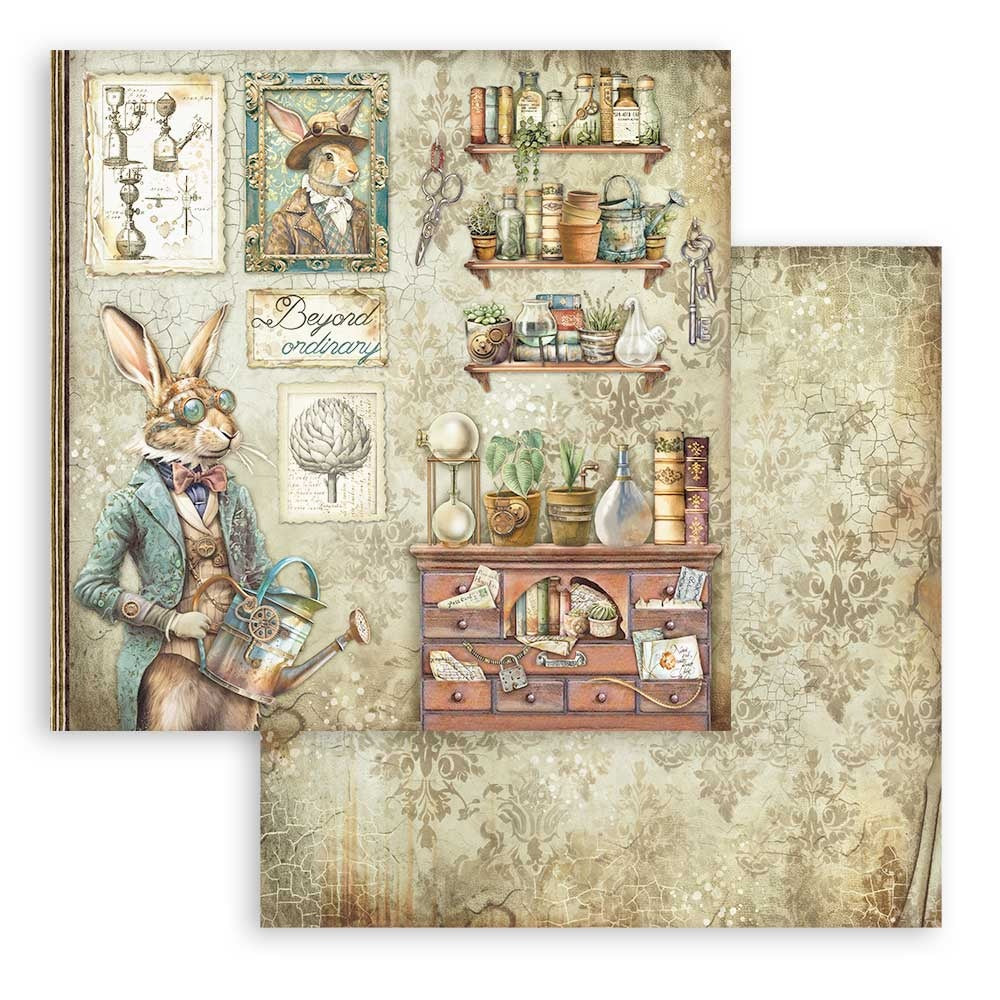 Stamperia ALTEREGO 12"X12" Scrapbooking Paper Pack 10pc