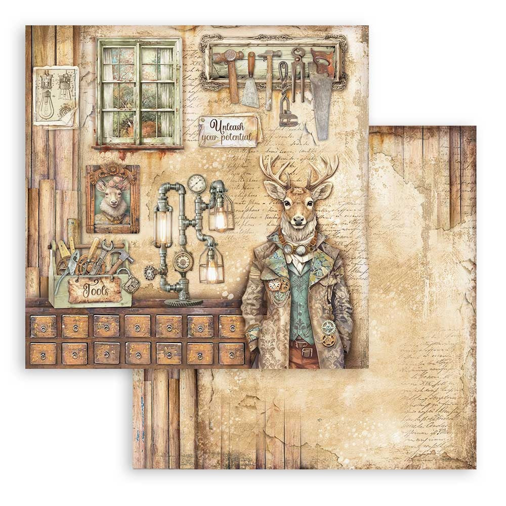 Stamperia ALTEREGO 12"X12" Scrapbooking Paper Pack 10pc