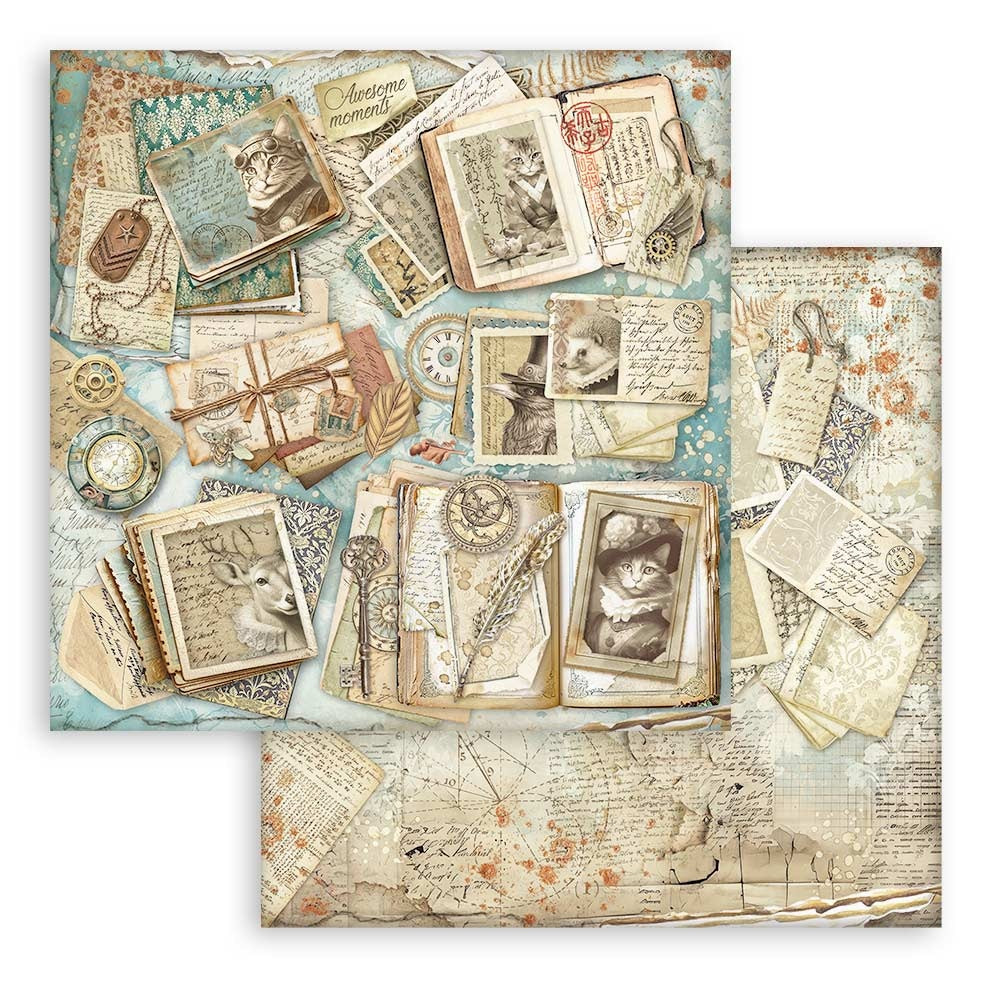 Stamperia ALTEREGO 12"X12" Scrapbooking Paper Pack 10pc