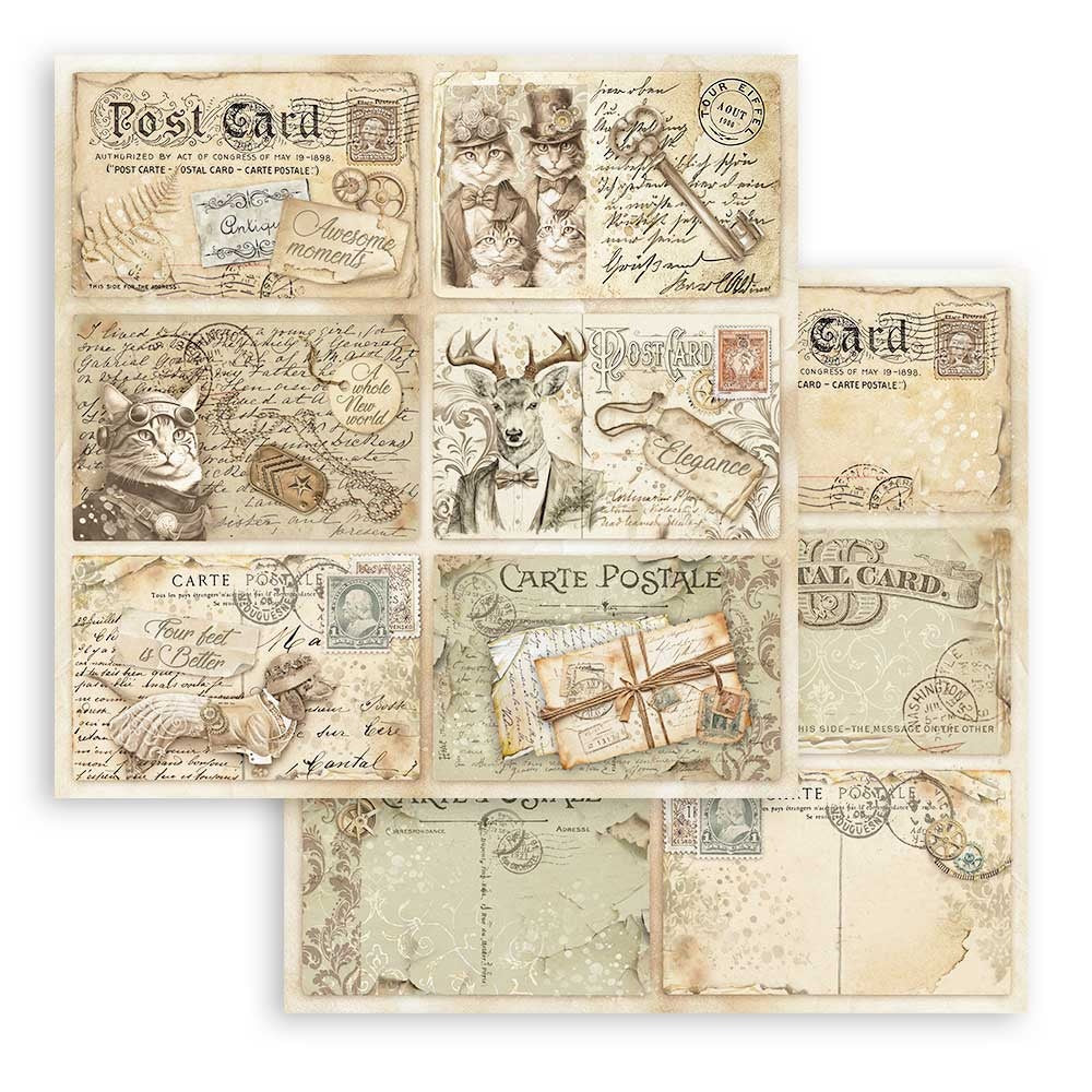 Stamperia ALTEREGO 12"X12" Scrapbooking Paper Pack 10pc