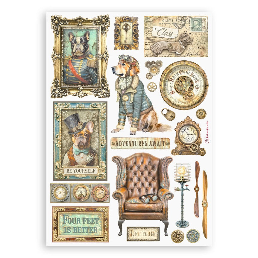 Stamperia ALTEREGO 6”X8” Washi Pad 8pc