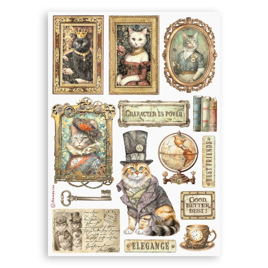 Stamperia ALTEREGO 6”X8” Washi Pad 8pc