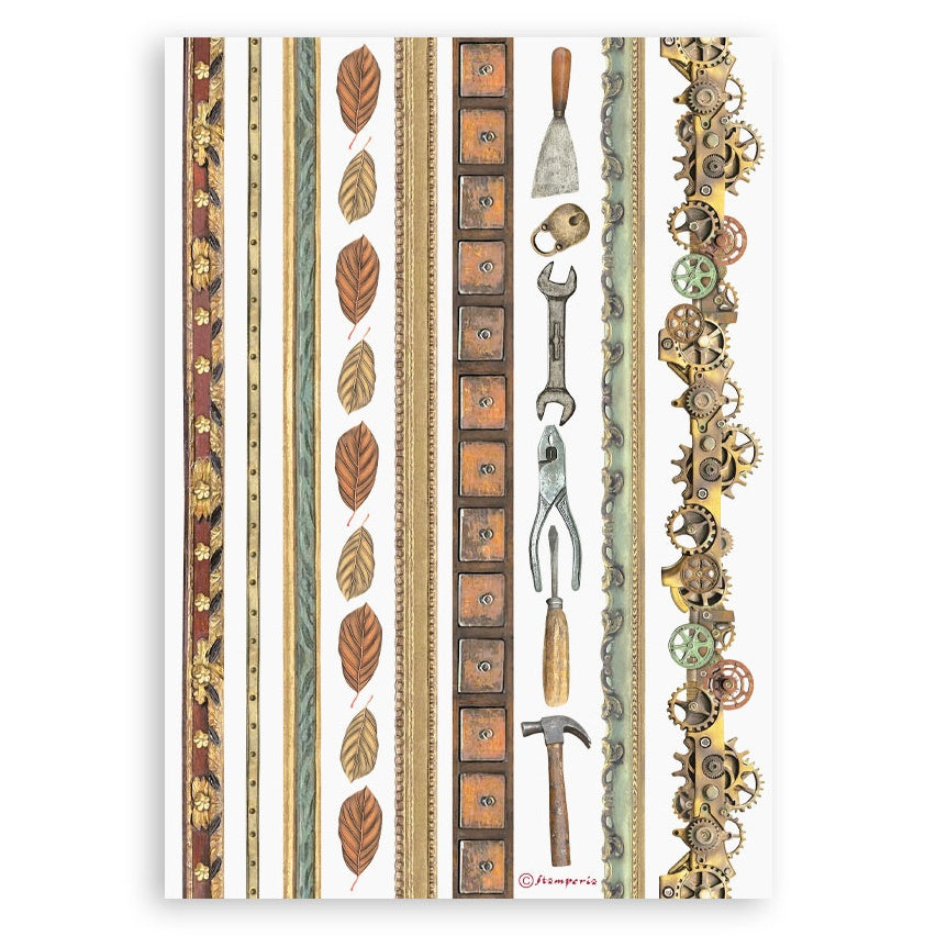 Stamperia ALTEREGO 6”X8” Washi Pad 8pc