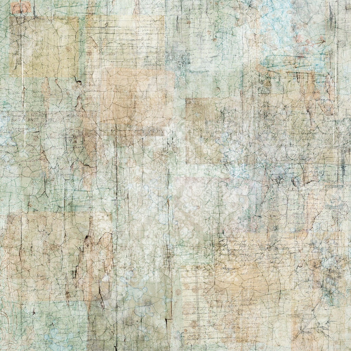 Crafter’s Companion DISTRESSED FLORALS 12”X12” Paper Pad 24 Sheets