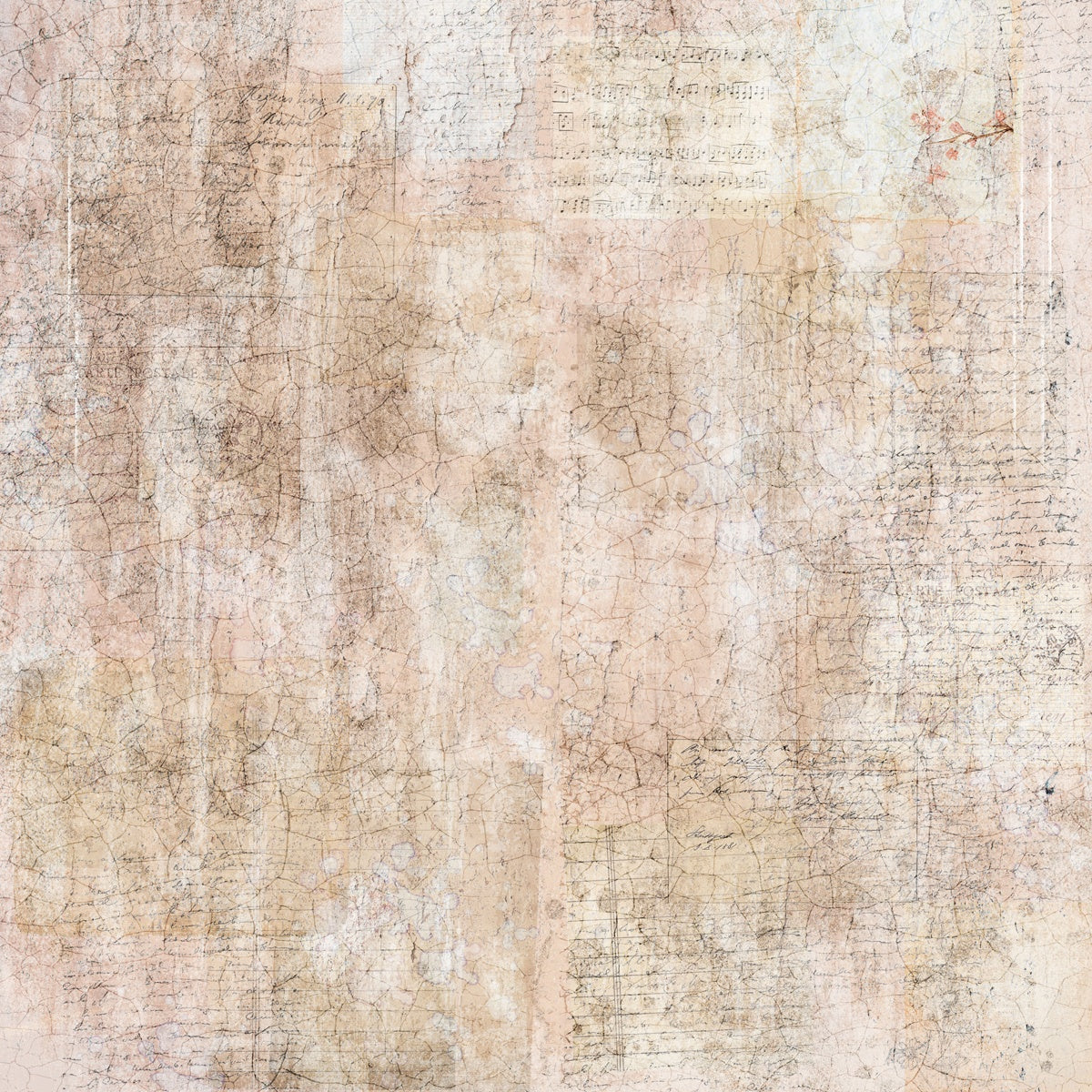 Crafter’s Companion DISTRESSED FLORALS 12”X12” Paper Pad 24 Sheets