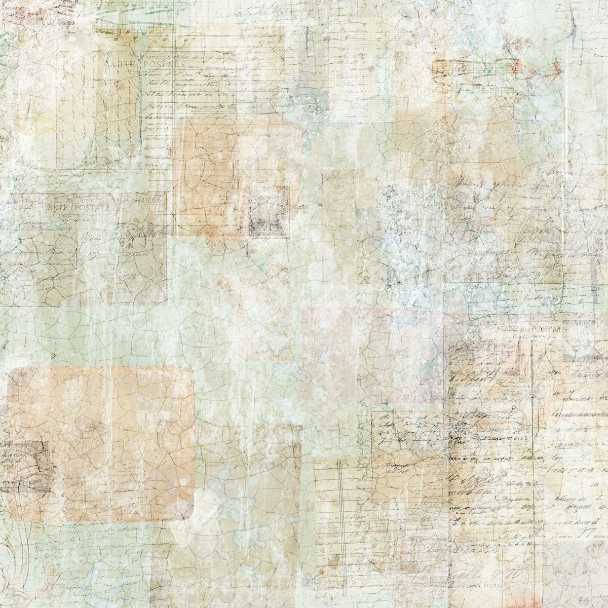 Crafter’s Companion DISTRESSED FLORALS 12”X12” Paper Pad 24 Sheets