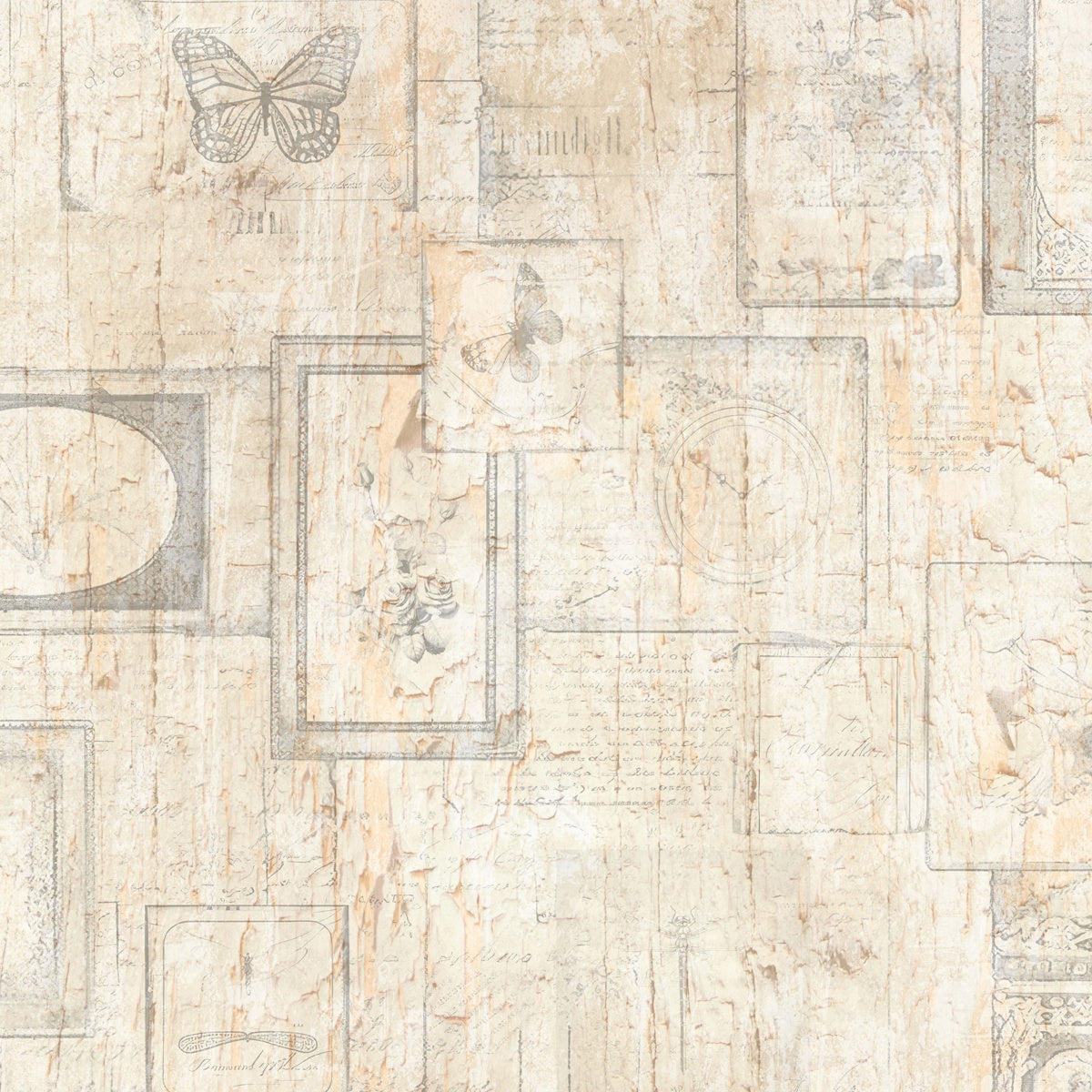 Crafter’s Companion DISTRESSED FLORALS 12”X12” Paper Pad 24 Sheets