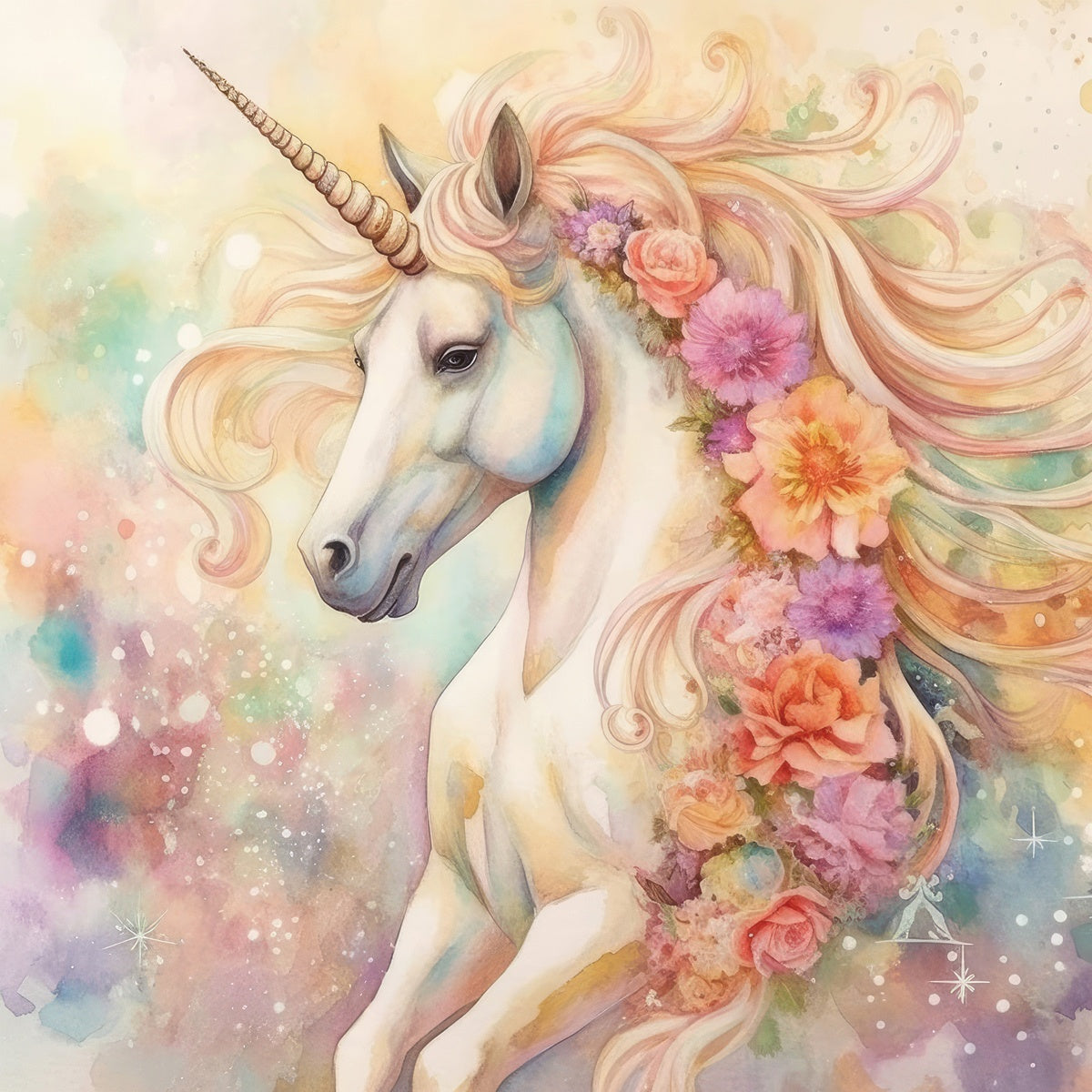 Crafter’s Companion MAJESTIC UNICORN 6”X6" Paper Pad 34 Sheets