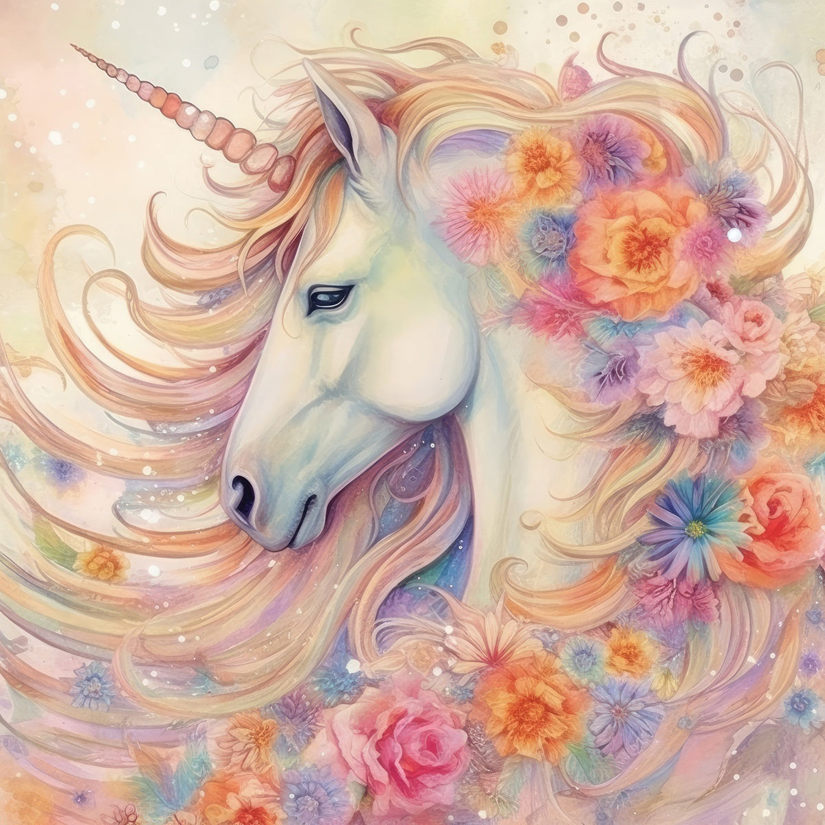 Crafter’s Companion MAJESTIC UNICORN 6”X6" Paper Pad 34 Sheets