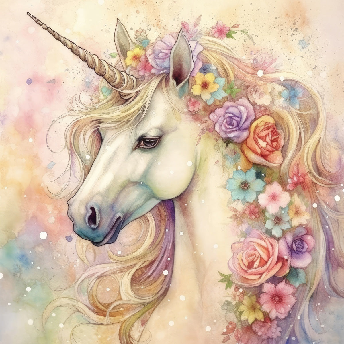 Crafter’s Companion MAJESTIC UNICORN 6”X6" Paper Pad 34 Sheets