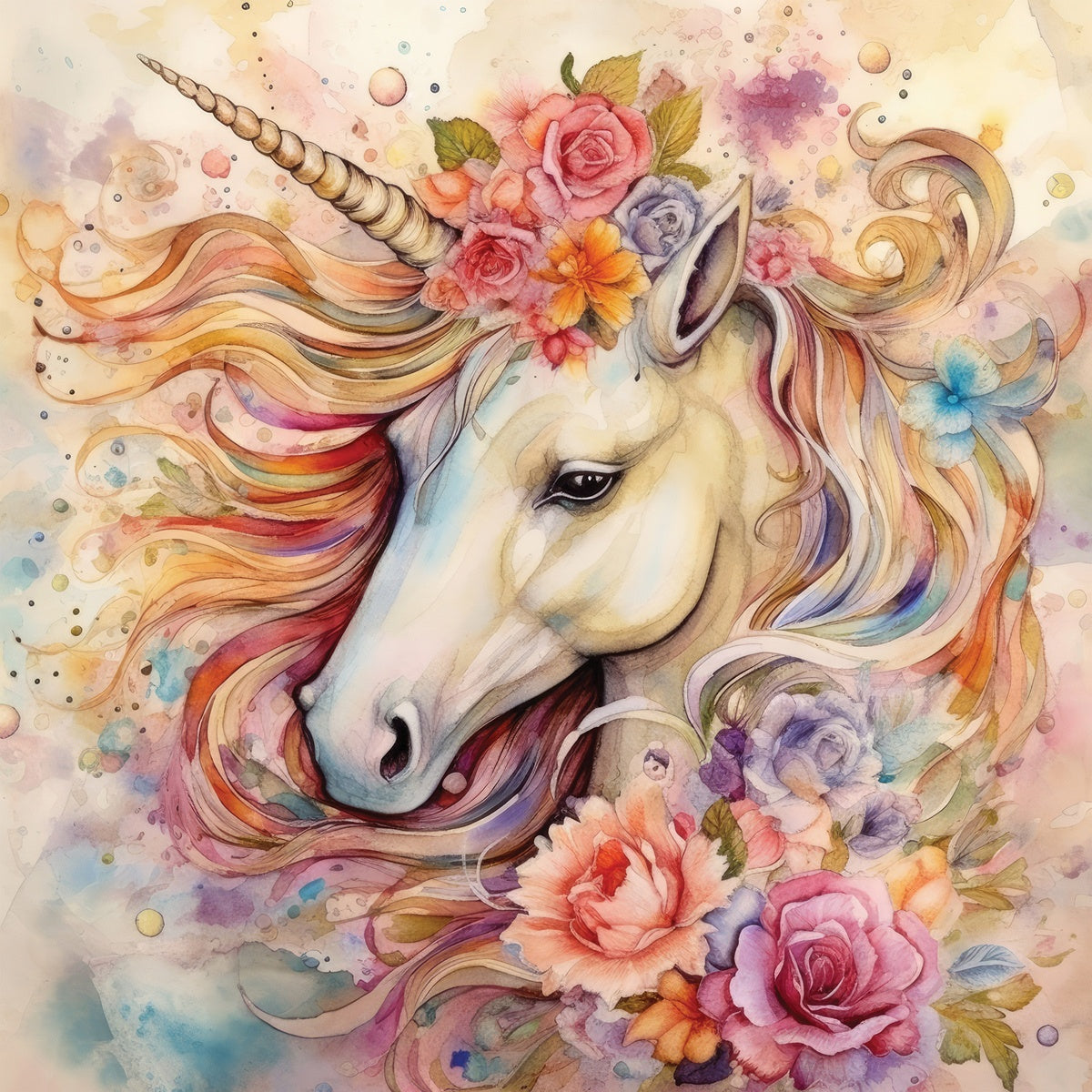 Crafter’s Companion MAJESTIC UNICORN 6”X6" Paper Pad 34 Sheets