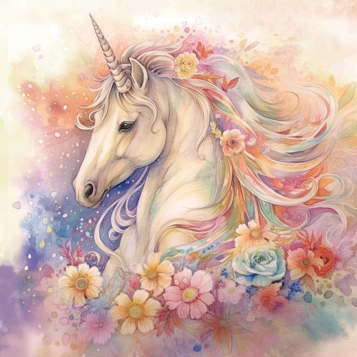 Crafter’s Companion MAJESTIC UNICORN 6”X6" Paper Pad 34 Sheets