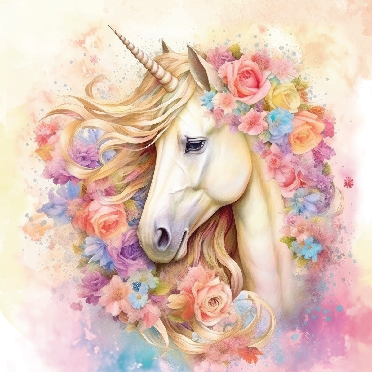 Crafter’s Companion MAJESTIC UNICORN 6”X6" Paper Pad 34 Sheets