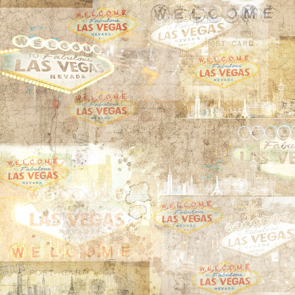 Crafter’s Companion VINTAGE VEGAS Collection 6X6 Paper Pad 36 Sheets