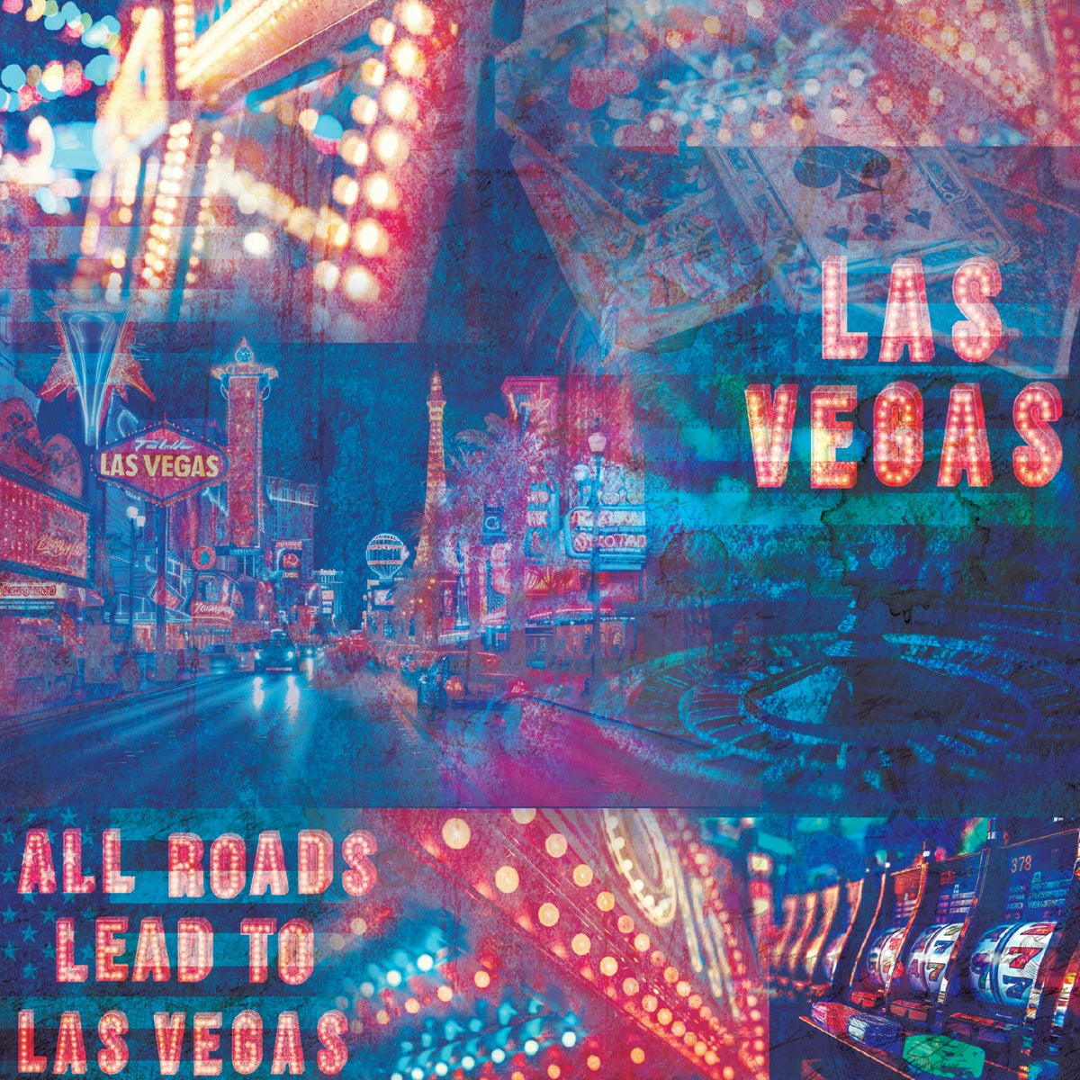 Crafter’s Companion VINTAGE VEGAS Collection 6X6 Paper Pad 36 Sheets