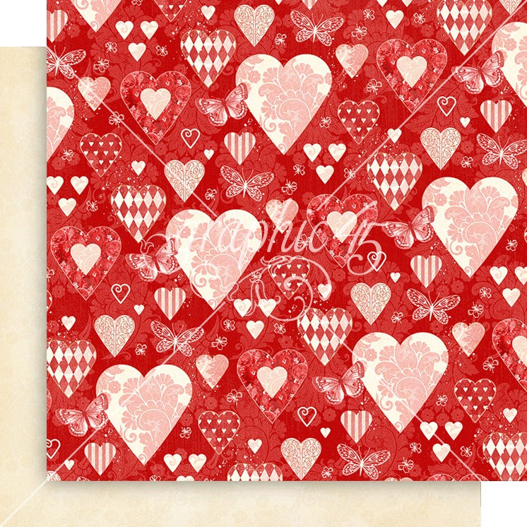Graphic 45 CURIOUSER & CURIOUSER 12X12 Patterns & Solids Pack