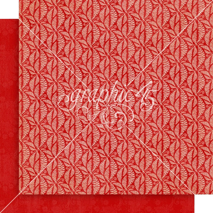 Graphic 45 CURIOUSER & CURIOUSER 12X12 Patterns & Solids Pack