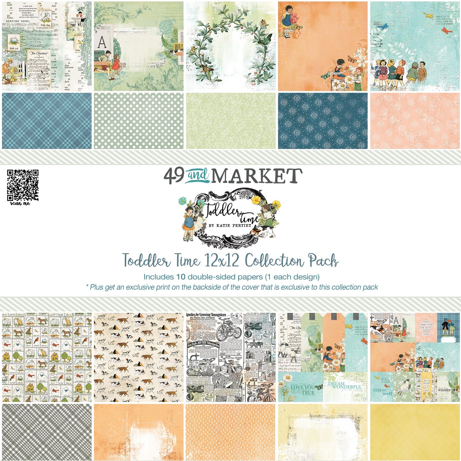 49 and Market TODDLER TIME 12X12 Collection Pack