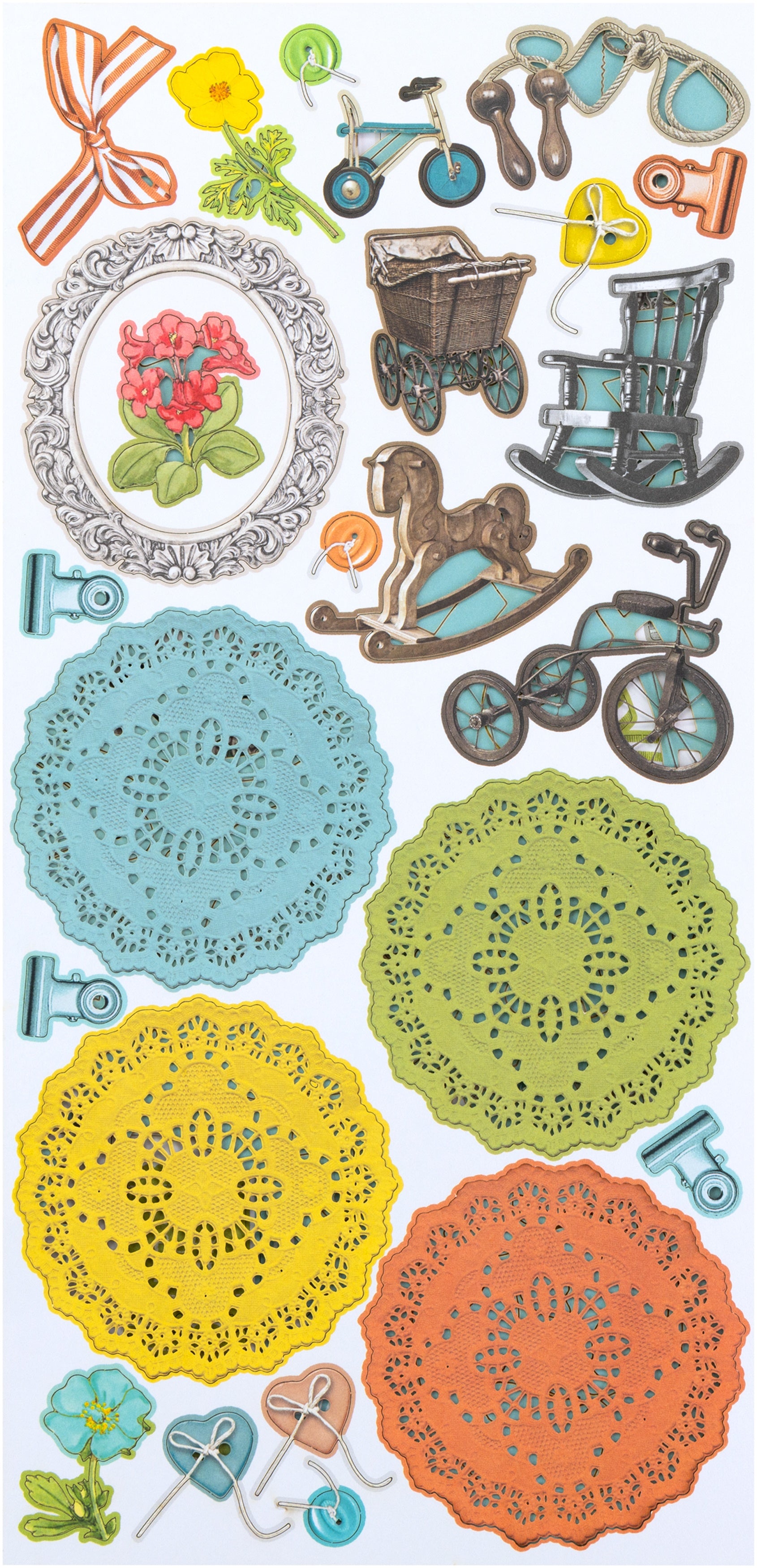 49 and Market TODDLER TIME Laser Cut Elements 4 Sheets