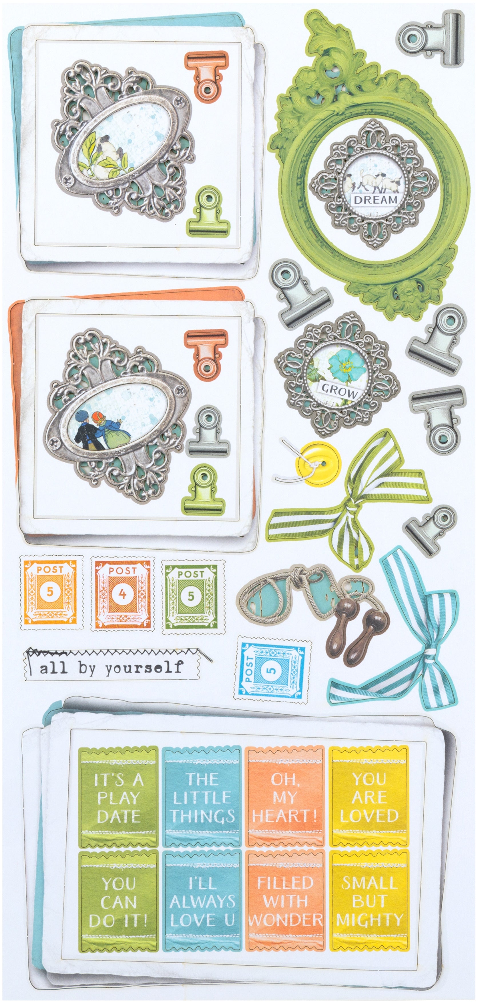 49 and Market TODDLER TIME Laser Cut Elements 4 Sheets