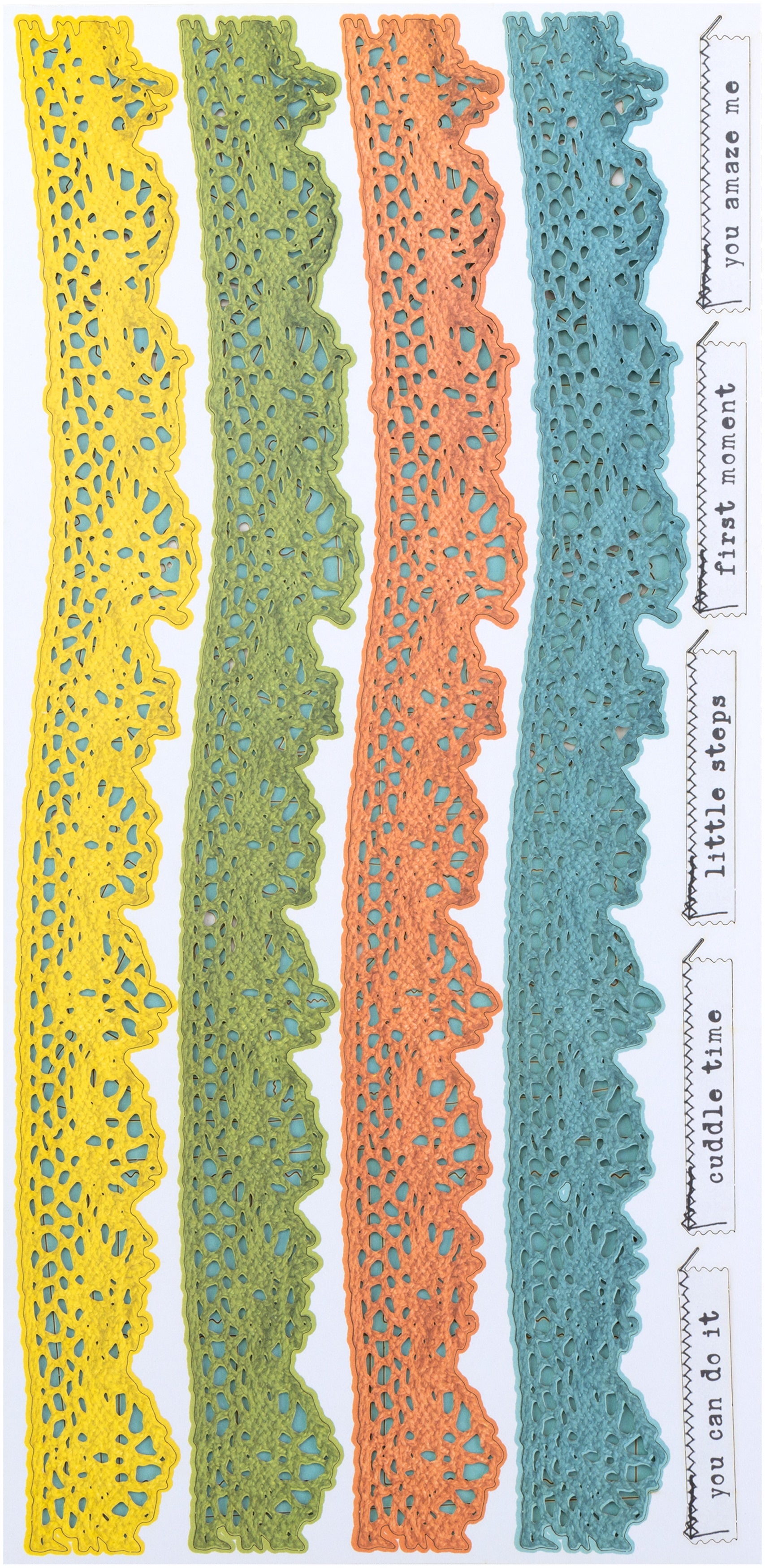 49 and Market TODDLER TIME Laser Cut Elements 4 Sheets