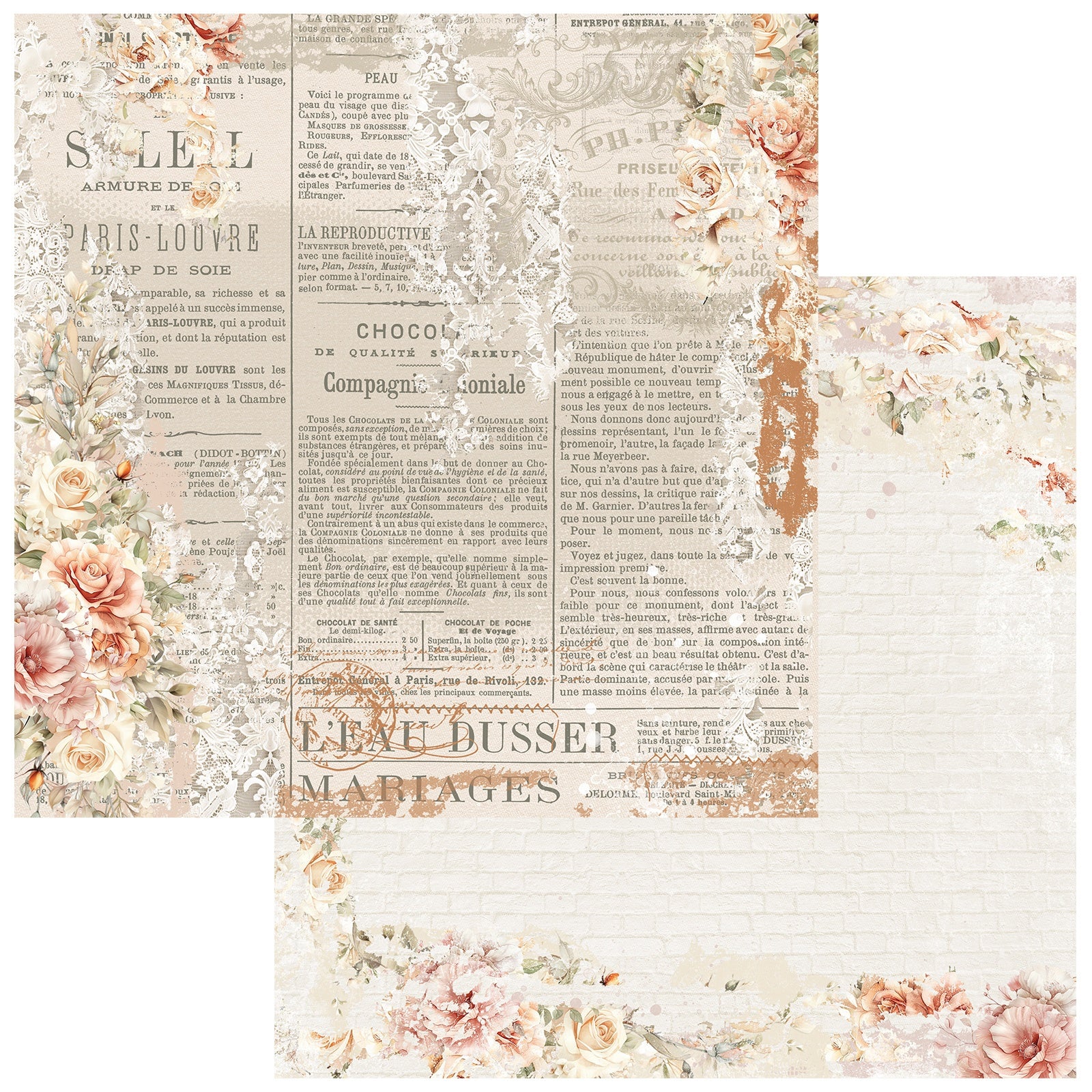 49 and Market ONE PERFECT DAY 12”X12” Scrapbook Paper