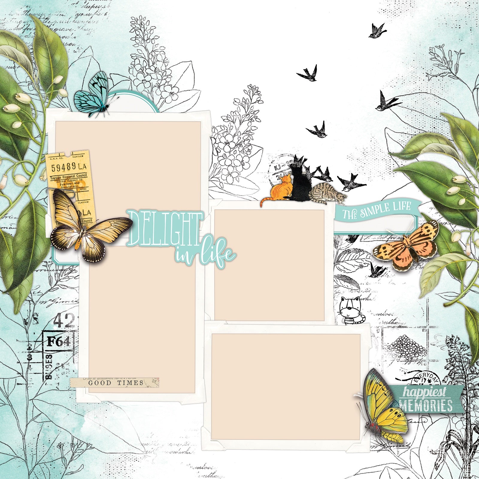 49 and Market TODDLER TIME Page Kit