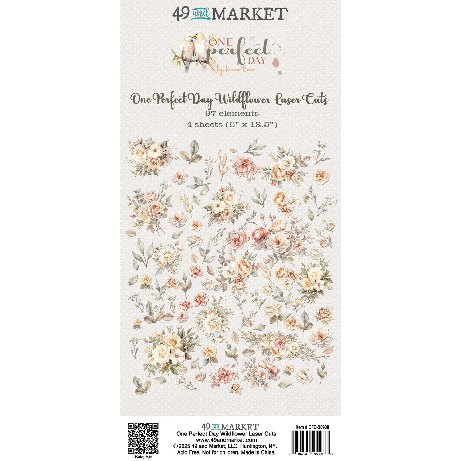 49 and Market ONE PERFECT DAY Wildflower Laser Cuts