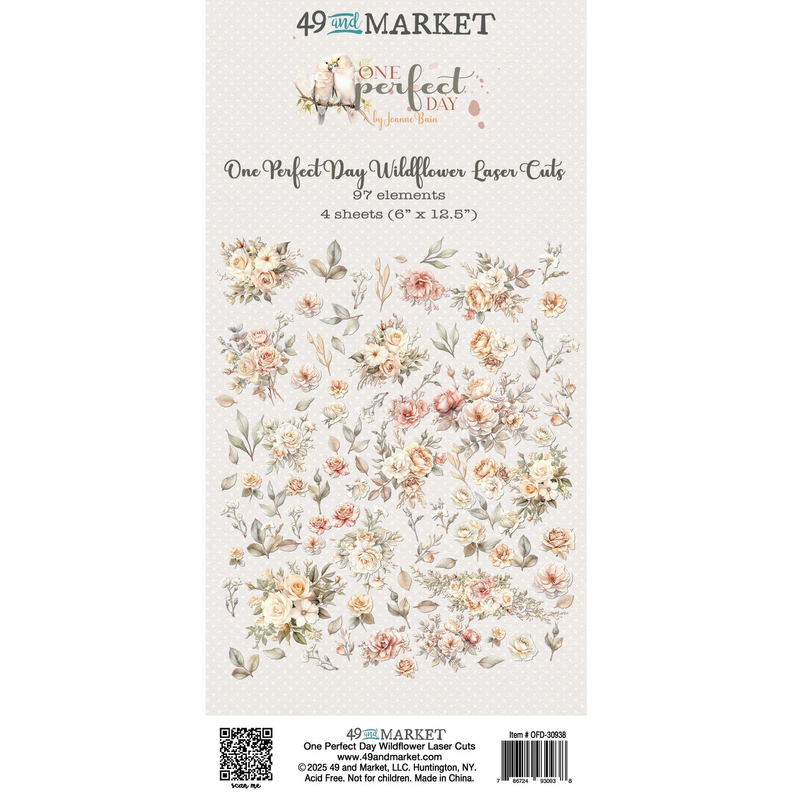49 and Market ONE PERFECT DAY Wildflower Laser Cuts