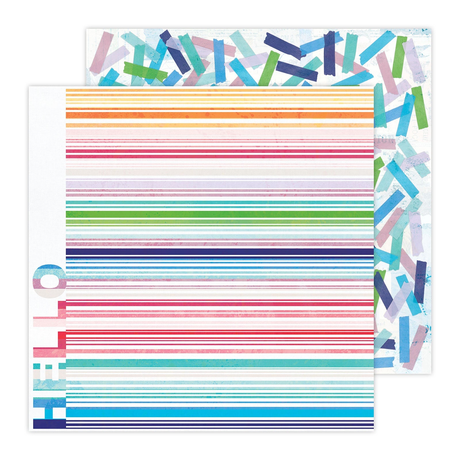 49 and Market Vicki Boutin CUT & PASTE 12 12”X12” Scrapbook Paper